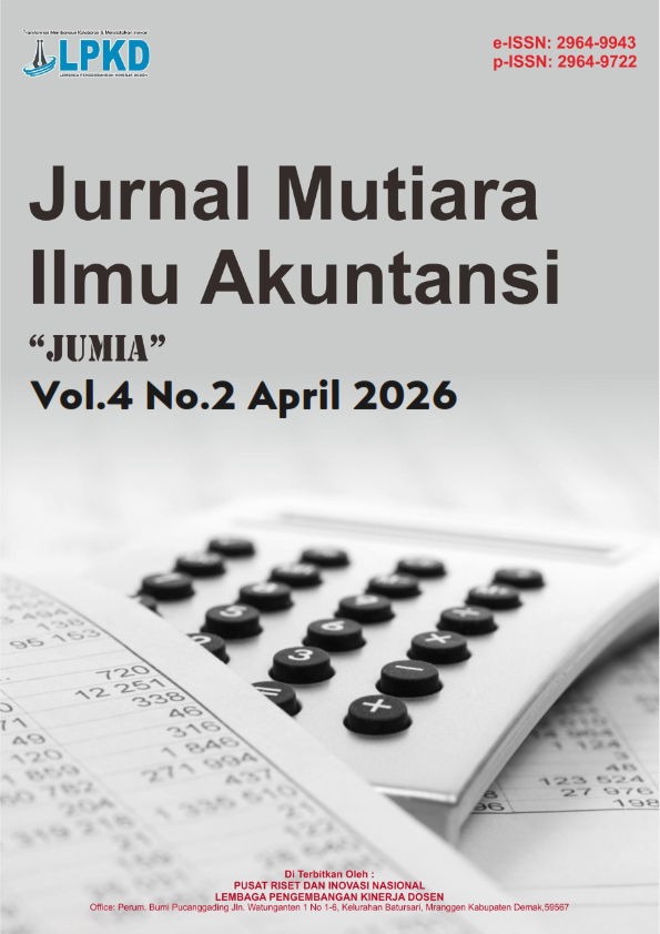 					View Vol. 4 No. 2 (2026): Akuntansi: Jurnal Mutiara Ilmu Akuntansi
				