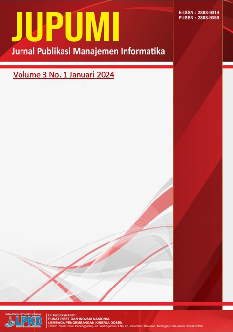 					View Vol. 4 No. 1 (2025): JANUARI : JURNAL PUBLIKASI MANAJEMEN INFORMATIKA
				